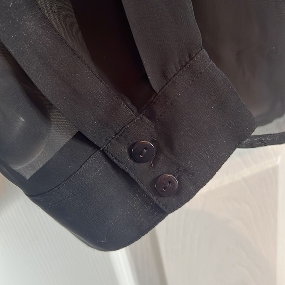 Ricki’s See-Through Long Sleeve Dress Shirt - Picture 3 of 5